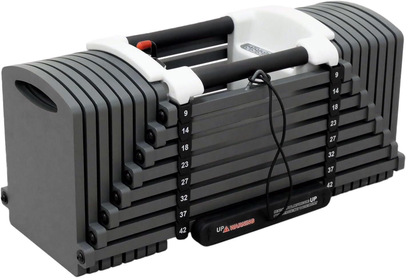 TOPFILMのブロック式ダンベル42キロモデル